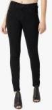 Miss Chase Black Mid Rise Skinny Fit Jeans Women