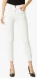 Miss Chase White Skinny Fit High Rise Clean Look Jeans Women