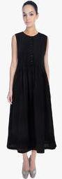 Miss Nightingale Black Embroidered Sleepdress Women