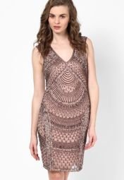 Miss Selfridge Beige Dress Women