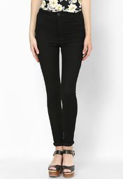 Miss Selfridge Black Super Highwaist Jeans Women