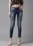 Moda Rapido Ankle Length Skinny Fit Blue Stretchable Jeans Women