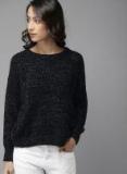 Moda Rapido Black Sheen Pullover Women