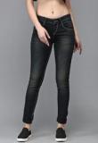 Moda Rapido Black Washed Mid Rise Skinny Fit Jeans women