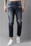 Moda Rapido Blue Washed Mid Rise Slim Fit Jeans Men