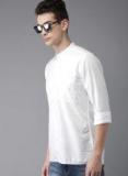 Moda Rapido White Regular Fit Checked Casual Shirt Men