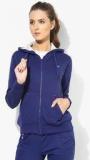 Monte Carlo Blue Solid Hoodie Women