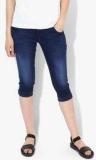 Monte Carlo Blue Washed Capri women