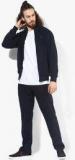 Monte Carlo Navy Blue Solid Tracksuit men