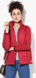 Monte Carlo Red Solid Winter Jacket Women