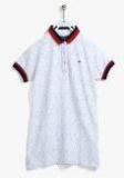 Monte Carlo White Regular Fit Polo T Shirt Girls