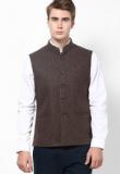 Monteil & Munero Brown Waistcoats Men