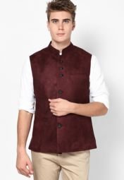 Monteil & Munero Wine Waistcoats Men