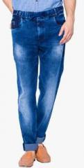 Mufti Blue Mid Rise Regular Fit Jeans men