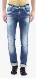 Mufti Blue Washed Relaxed Fit Jeans Men