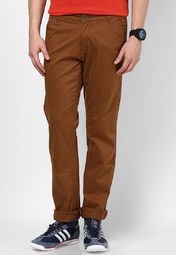 Mufti Khaki Chinos Men