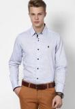 Mufti Solid Blue Casual Shirt Men