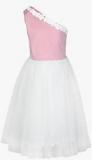 My Pink Closet White Party Dress girls