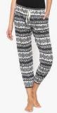 Mystere Paris Black Printed Pyjamas Women