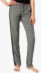 Mystere Paris Dark Grey Checked Pyjama Women