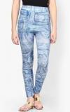 N-gal Blue Printed Jegging Women