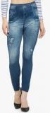 N-gal Blue Washed Jeggings Women