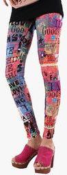 N-gal Multi Color Printed Legging Women