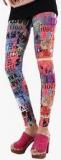 N-gal Multicoloured Printed Legging Women