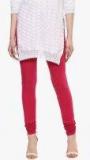 Nanni Red Solid Leggings women