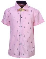 Napoleon Pink Casual Shirt Boys