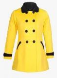 Naughty Ninos Girls Melon Yellow Front Open Jackets Girls