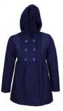 Naughty Ninos Girls Navy Fleece Front Open Jackets Girls