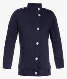 Naughty Ninos Navy Blue Sweat Jacket Girls