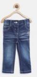 Nauti Nati Blue Regular Fit Stretchable Jeans Girls