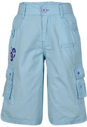 Nauti Nati Light Blue 3/4th shorts boys