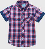 Nauti Nati Navy Blue Casual Shirt Boys