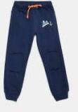 Nauti Nati Navy Blue Solid Trouser Boys