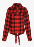 Nauti Nati Red Casual Shirt Girls