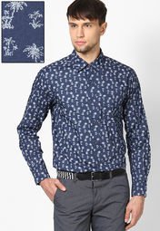 Nautica Blue Casual Shirt Men