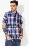 Nautica Multicoloured Checked Slim Fit Casual Shirt Men