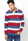 Nautica Red Polo T Shirt Men