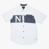 Nautica White Casual Shirt Boys