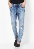 New Look Blue Ripped Skinny Jeans Women