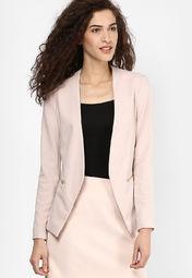 New Look Shell Pink Crepe Summer Jacket Women