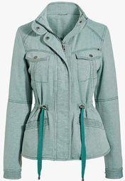 Next Aqua Blue Four Pocket Jacket Women