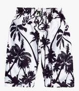 Next Black Amp; White Palm Shorts Boys