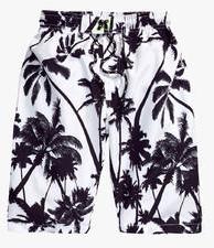 Next Black Amp; White Palm Shorts boys