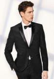 Next Black Tuxedo Suit Jacket Men