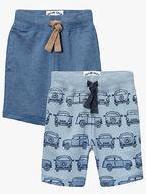 Next Blue Car Shorts Two Pack Boys