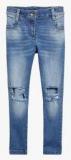 Next Blue Distressed Ripped Skinny Jeans Girls